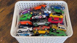 Box Full of Hot Wheels, Matchbox & Siku Cars – Diecast Collection Showcase 