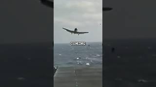 Enemy Pilot Lands on US Aircraft Carrier