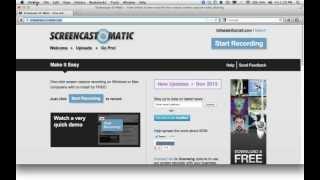 How to Use Screencast-o-Matic