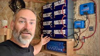 EASIEST Off Grid Solar Power System Battery Bank