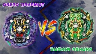 Dread Bahamut Ten VS Bushin Ashura Beyblade Burst GT Battle & Unboxing from Aliexpress