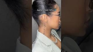 Aesthetic neck tattoos 