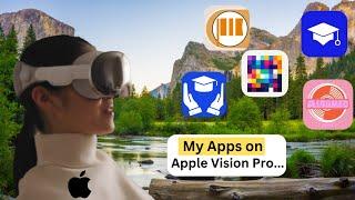 I made Apps on Apple Vision Pro!