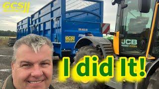 I did it! A JCB Roadtrain and a lot of team work at GCS