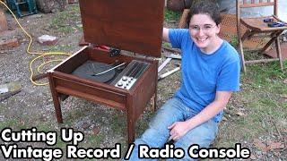 1970s Motorola Radio / Record Player Console Mod 01: Cutting Up and Miniaturizing