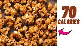 Have these soft and chewy caramel popcorn as your low calorie snack