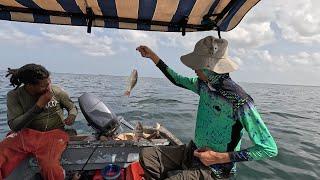 Fishing In the Shallows With Triple Hook Charters #fishing #trinidad