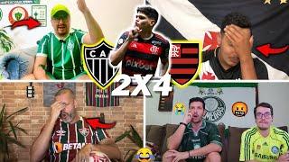 REAÇÕES DOS RIVAIS SECANDO O MENGÃO- ATLÉTICO-MG 2X4 FLAMENGO- BRASILEIRÃO 2024- VAMOS RIR KKKK