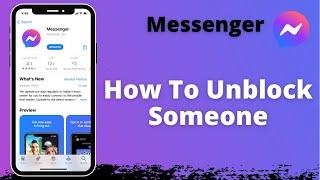 How to Unblock Someone Facebook Messenger | Unblock People on Messenger