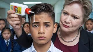 Teacher Pours Super Glue On Filipino Boy's Hair, Not Knowing His Father Is The Principal...
