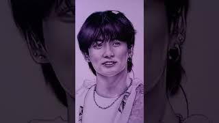 Drawing BTS Jungkook #shorts #ytshorts #jungkook #bts #art #leftandright #jk