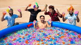 Water Balloon Fight With -Team  Maza Aagya