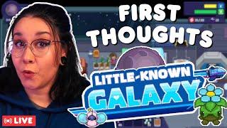 A NEW Farming Game In SPACE! Little Known Galaxy First Look Gameplay