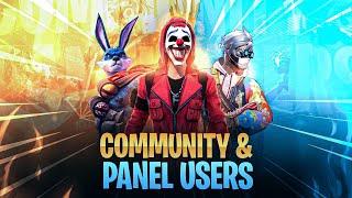 PANEL USERS AND FREEFIRE COMMUNITY