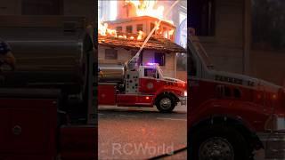 Big Fire! RC Fire Trucks in Action!