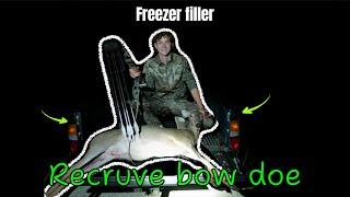 Recurve Bow Doe - Traditional Bow Hunting