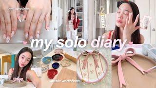 [SUB] a day out with me ~ | กิจกรรมวันหยุด, clay & ceramic workshop, nail session | BEAMSAREEDA