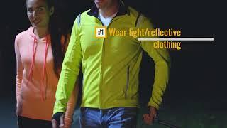 Pedestrian Safety - See and Be Seen Visibility -  4 Tips for Visibility