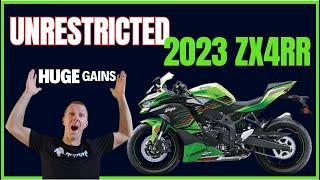 2023 Kawasaki ZX4RR with HUGE Gains After Moore Mafia ECU FLASH