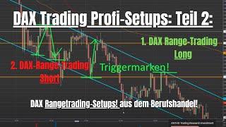 Wie traden DAX-Profis erfolgreich eine "Range/Konsolidierung"? 2 TOP-Setups für Dein Range-Trading!