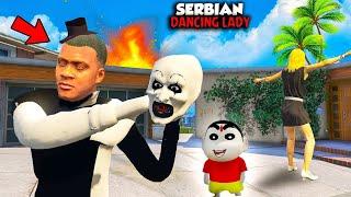Shinchan Find Serbian Dancing lady Special Suit In GTA 5 Telugu | #gta5
