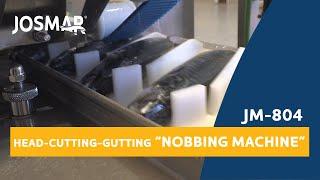 JM-804 Head Cutting & Gutting Machine (nobbing machine) | Descabezadora-Evisceradora de pescado