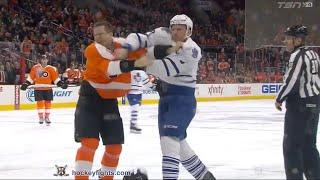 Dion Phaneuf vs Brayden Schenn Jan 19, 2016