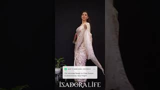 Ready to Wear Saree by Isadora Life #bollywood #saree #readytowearsaree #indianlooks