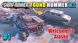 Exploring Alaska USA, Found Hummer H2 - Snowrunner Part 1