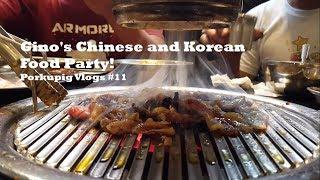 Chinese and Korean Food Party! | Porkupig Vlogs #11