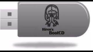 how to create hirens boot usb