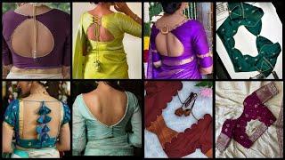 Karwa Chauth Blouse Design 2024/Latest back neck Blouse Designs /Blouse Neck Designs photo