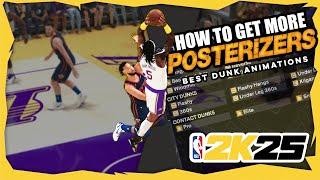 NBA 2K25 NO MORE BLOCKED DUNKS!! BEST DUNK STYLE ANIMATIONS TUTORIAL!! GET MORE CONTACT DUNKS