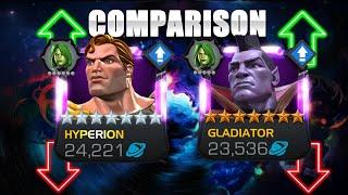 MCOC Gladiator vs Hyperion - Marvel Contest of Champions 7STAR