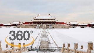 360 video: Beijing embraces post-holiday snow