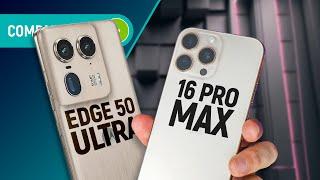 IPHONE 16 PRO MAX vs EDGE 50 ULTRA: qual CELULAR TOP vale MAIS para você? | Comparativo