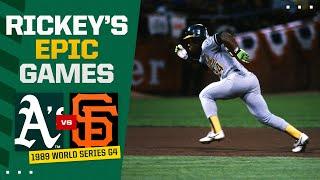 FULL GAME: 1989 World Series Game 4 | Athletics vs. Giants (ft. Rickey Henderson HR)