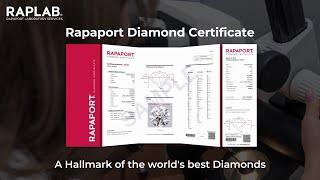 Rapaport Diamond Certificate | A Hallmark of the world’s best Diamonds