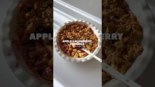  Apple and blueberry crumble is one of the best fall recipes