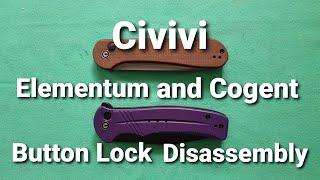 Civivi Button Lock Disassembly