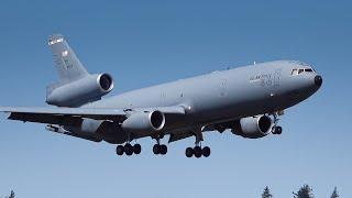 (4K) HEAVY ACTION Military Arrivals | Girls Fly Too 2023 | Abbotsford Airport