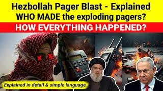 Mossad's Pager Attack : How Israel Targeted Hezbollah in Lebanon | 2024 Pager Explosions Explained