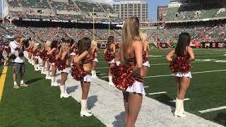 10-07-18 Bengals vs Dolphins Ben-Gal Cheerleader Pre-Game Routine