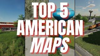 TOP 5 AMERICAN MAPS FOR CONSOLE | Farming Simulator 22