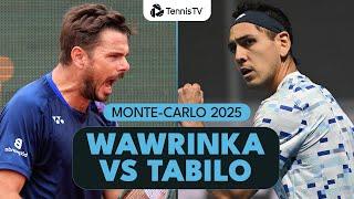 Stan Wawrinka vs Alejandro Tabilo | Monte-Carlo 2025 Highlights