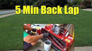 Reel Mower Backlap and Bermuda Reel Mowing