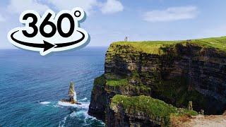 360° VR Cliffs of Moher | Explore Ireland in 8K