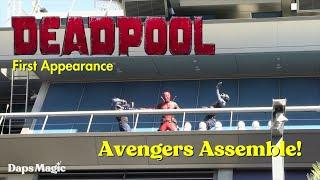 Avengers Assemble w/ First Deadpool Appearance | Avengers Campus | Disneyland Resort 2024 4K