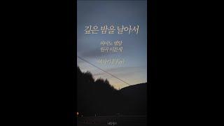 [피아노엠알] 깊은밤을 날아서 - 원곡 이문세 (여자키)