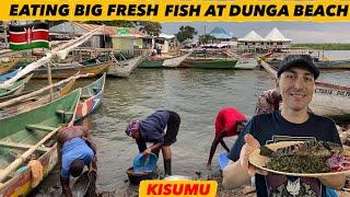 Eating Fish At Dunga Beach On My Last Day In Kisumu Kenya. #LifeonDungaBeach #kenya